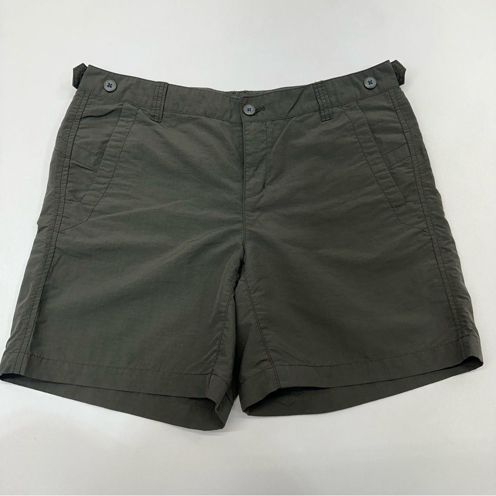 Eddie Bauer Sport Outdoor Adjustable Waist Nylon Utility Shorts Womens Size 10